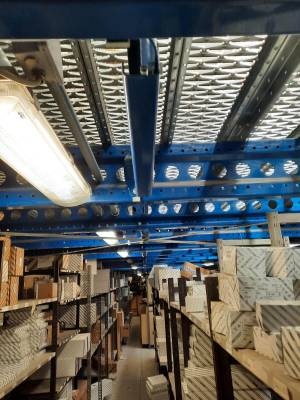 Soppalco industriale usato per magazzino a Fiumicino