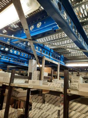 Soppalco industriale usato per magazzino a Fiumicino